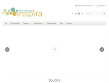 Tablet Screenshot of inspirapsicologia.com